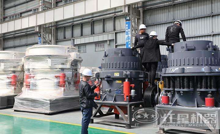 全液壓圓錐破碎機，液壓過載保護裝置，自動調節出料粒度