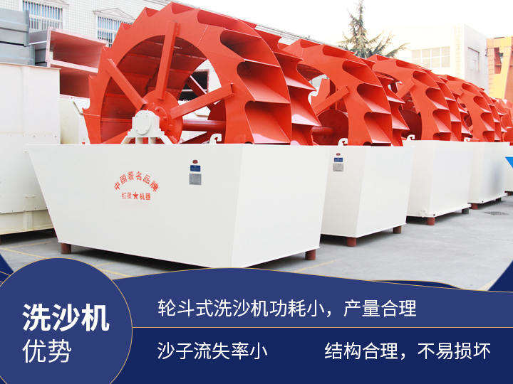洗砂設備強力清洗去除污漬，易損件更換成本低