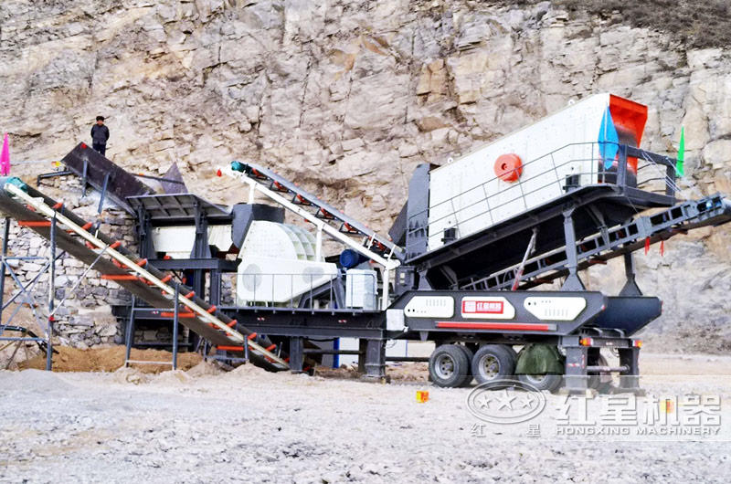 重錘式移動制砂機(jī)一次成型，處理能力50-550t/h
